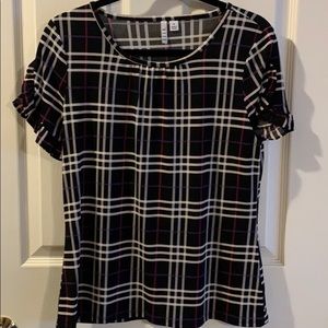 Elle Plaid Blouse